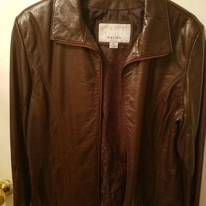 Women's genuine leather jacket